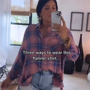 Flannel button down